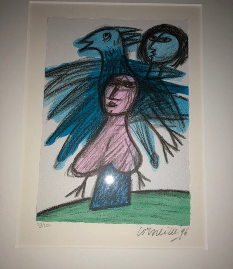 Corneille - L'ESPRIT DE L'OISEAU - Litho - ingelijst kopen? Bied vanaf 195!