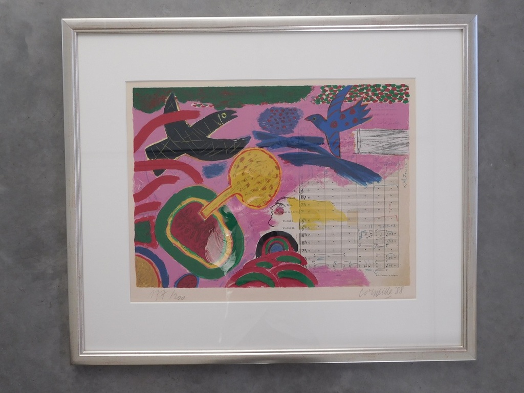 Corneille, Litho, Hommage aan Tjaichovsky, 1988, 177/200 kopen? Bied vanaf 475!