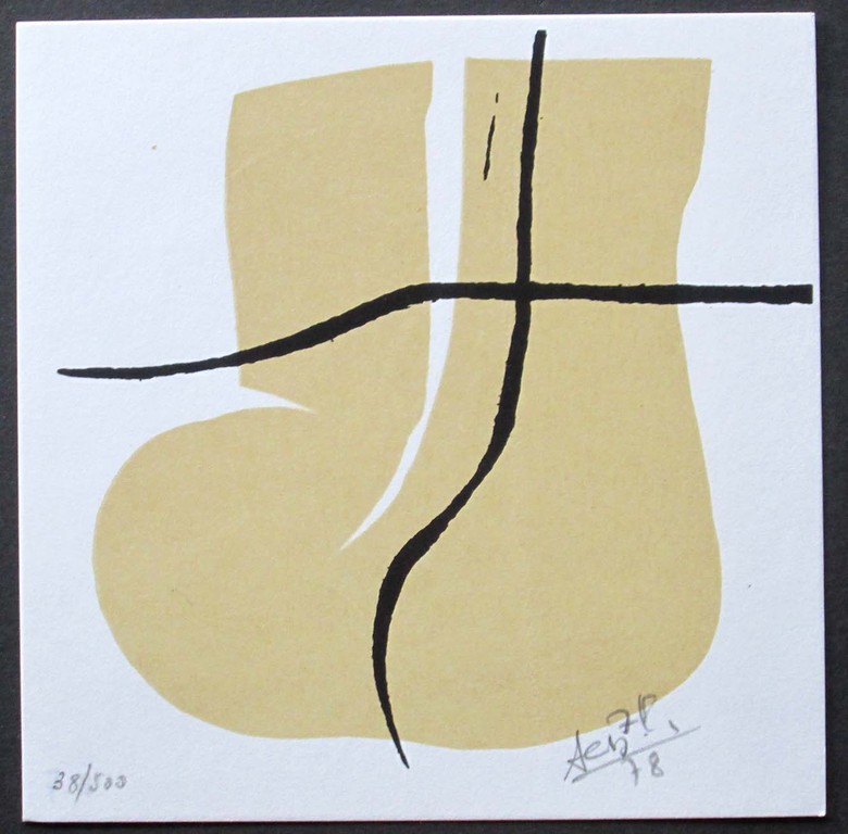 Manzano Acisclo Feire - lithografie 1978 - handgesigneerd & genummerd kopen? Bied vanaf 1!