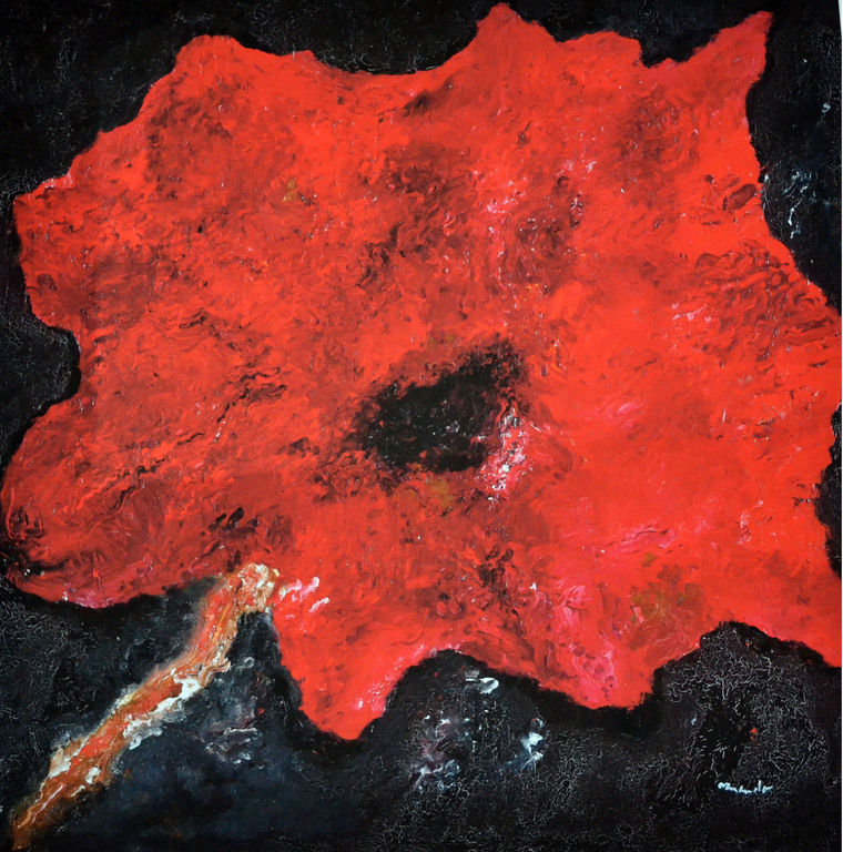 Armando, zeer groot giclee op doek - gesigneerd - oplage 25 - 2014 verkocht voor € 180!