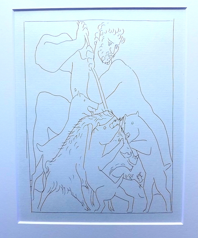 Pablo Picasso - litho uit Les Metamorphoses - Meleagre tue le Sanglier kopen? Bied vanaf 1!