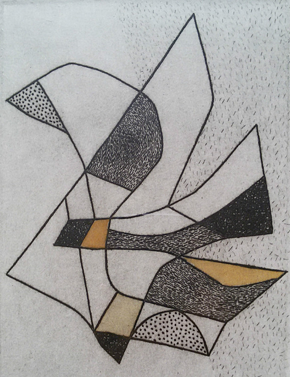 Jorj Morin - Peut-on parler d�oiseau?, ets (mooi ingelijst) kopen? Bied vanaf 60!