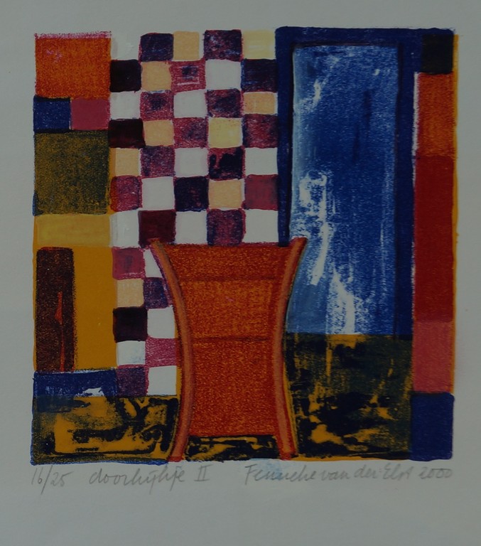 Fennek van der Elst - twee litho's - doorkijkje I en II - 2000 kopen? Bied vanaf 1!