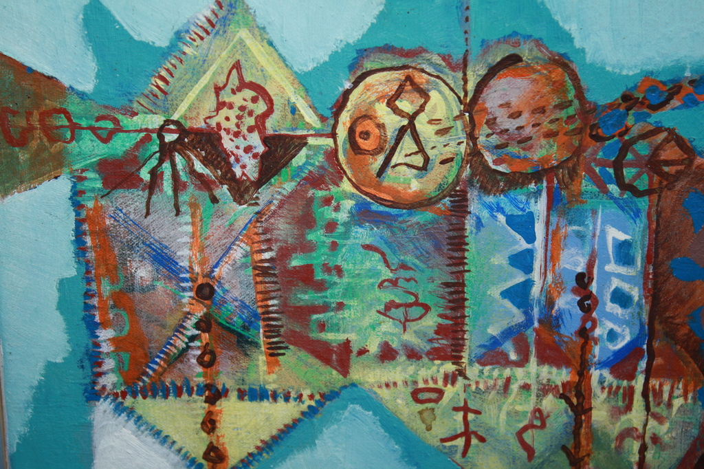 KEES OKS  - HAARLEM -ABSTRACT SCHILDERIJ kopen? Bied vanaf 80!