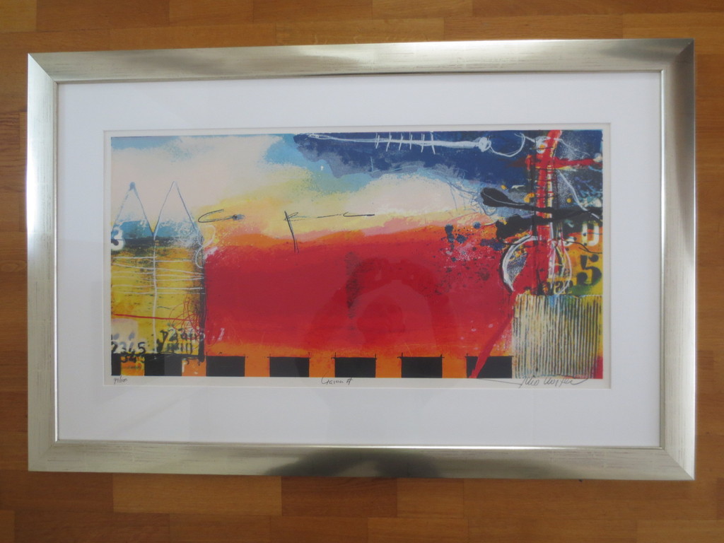 KOSTER THEO - gesigneerde kleuren zeefdruk - LIAISON II - 2004 verkocht voor € 130!