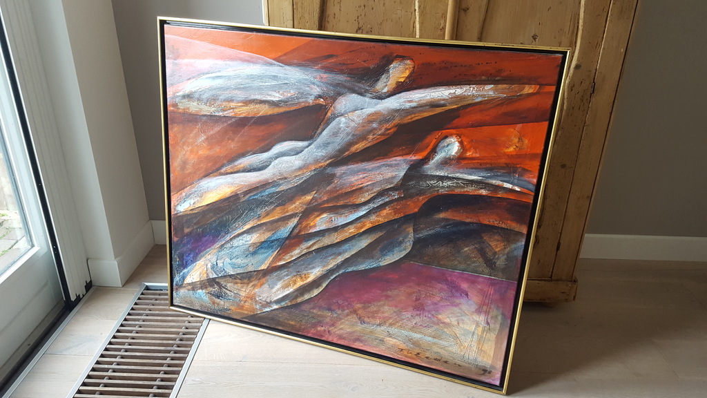 Frits van Eeden (1941) - Acryl op doek, gesigneerd rechts onder, verso en '91  kopen? Bied vanaf 950!