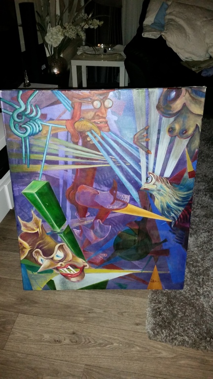 Schilderij kleur rijk en kunst rijk kopen? Bied vanaf 1!