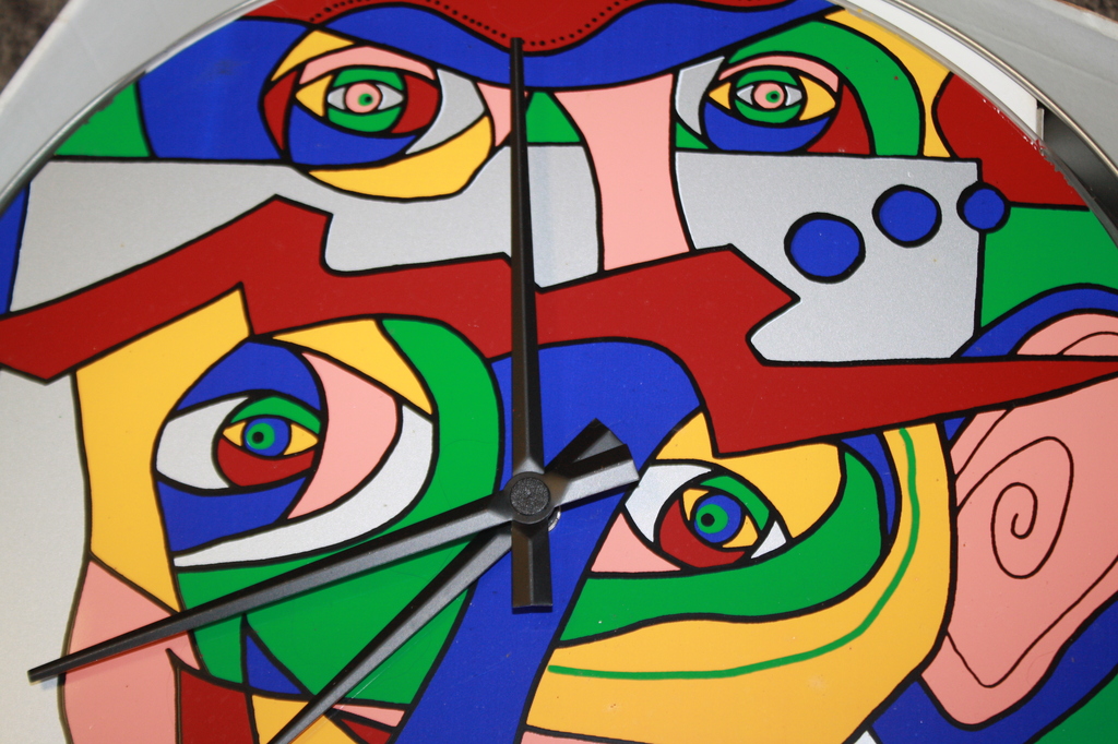 M NAERENBOUT - ABSTRACT KLOK IN ORGINEEL BLIK kopen? Bied vanaf 30!