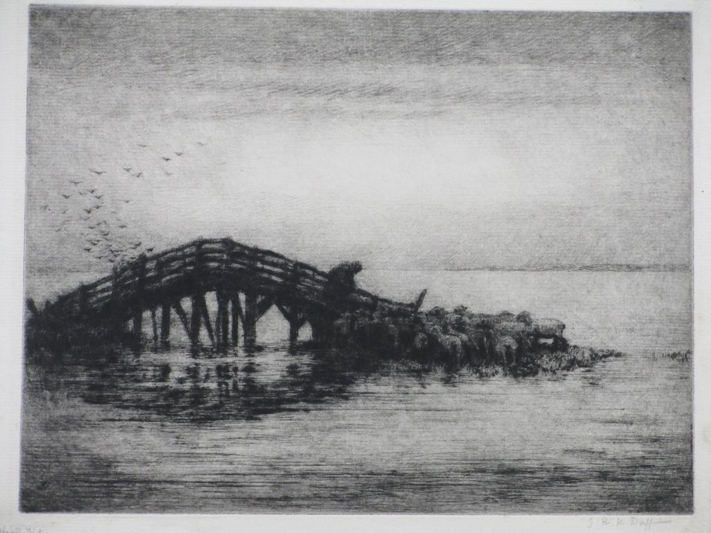 J.R.K.Duff, High Tide, Ets verkocht voor € 65!