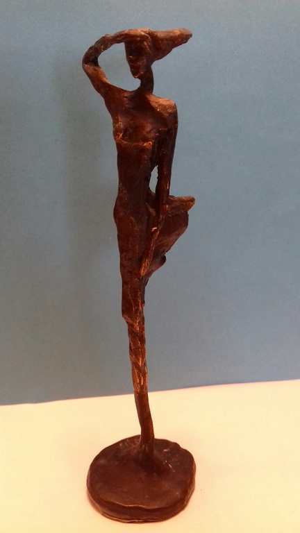 Verbronsd sculptuur - Kijk naar de toekomst - kopen? Bied vanaf 23!