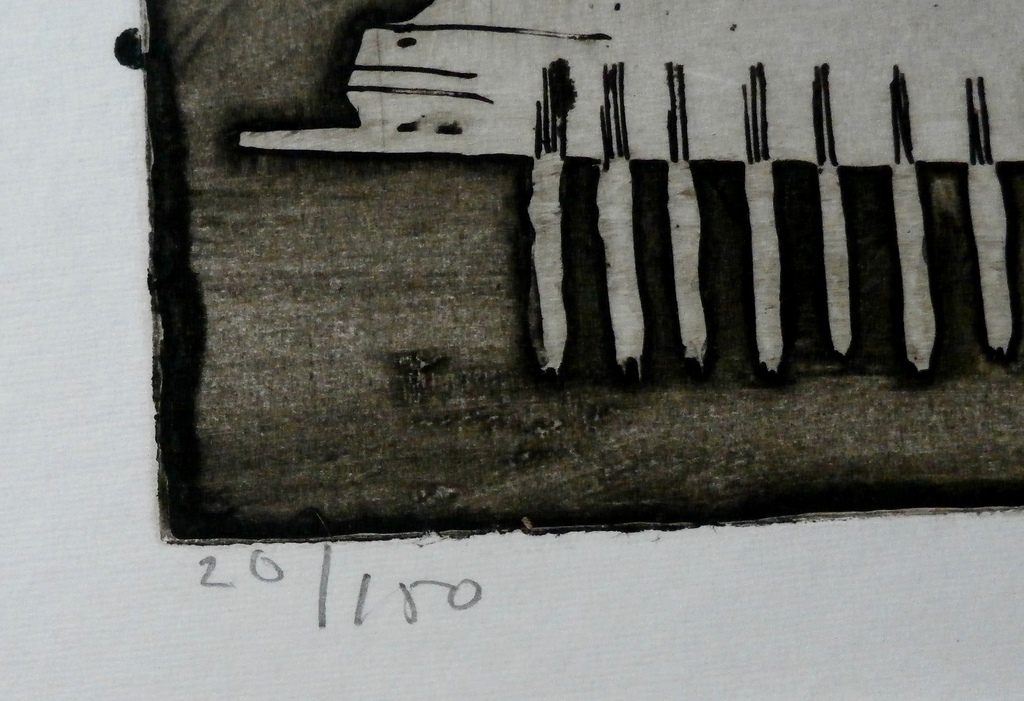 Jan Montyn - ets; Jardin du Diago Kyoto - 1977 kopen? Bied vanaf 75!