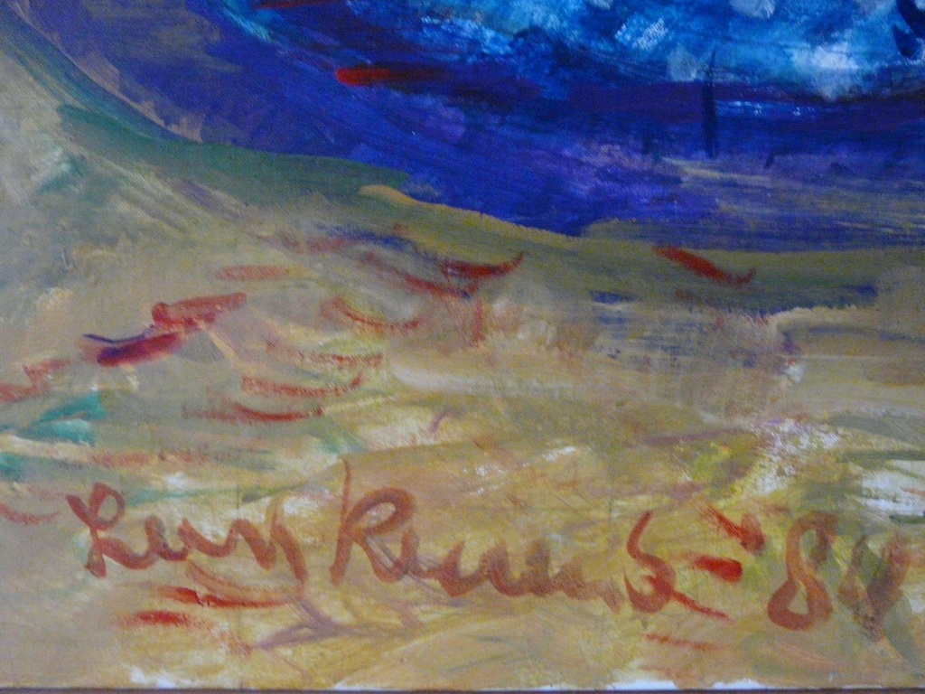 Leendert 'Leen' Kriens (1932-1997) Zonnige zomerdag olie/doek  150 x 110 kopen? Bied vanaf 400!