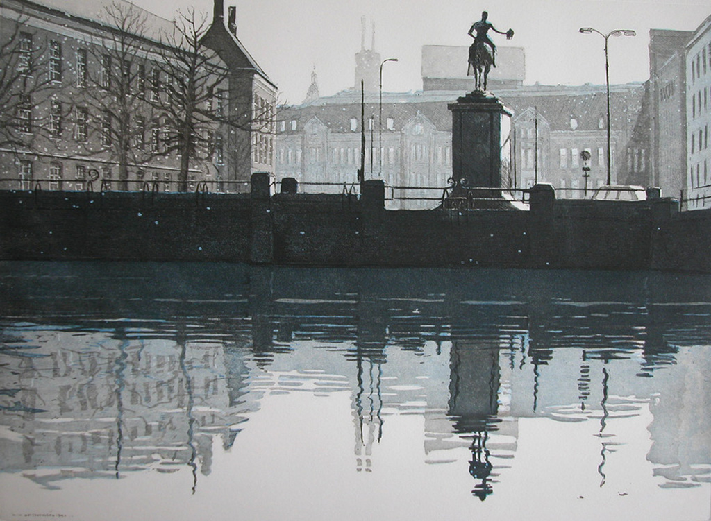 Wim Bettenhausen, November, aquatint verkocht voor € 130!
