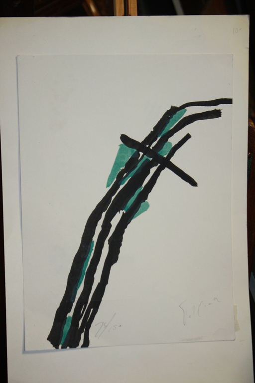 abstract - TAL COAT  - GALLERY MAEGHT PARIJS verkocht voor € 99!