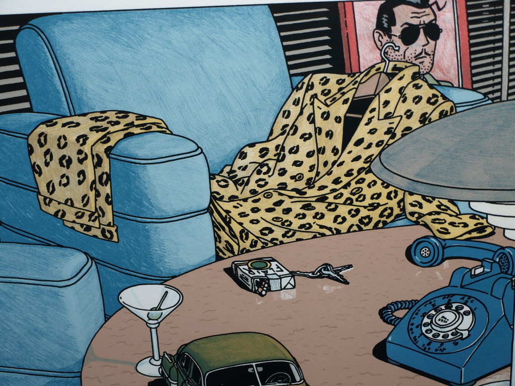 Ted Benoît – Zeefdruk - L'appartement de Ray Banana - 1985 – 1/130 – Gesigneerd – 56 x 76 cm verkocht voor € 95!