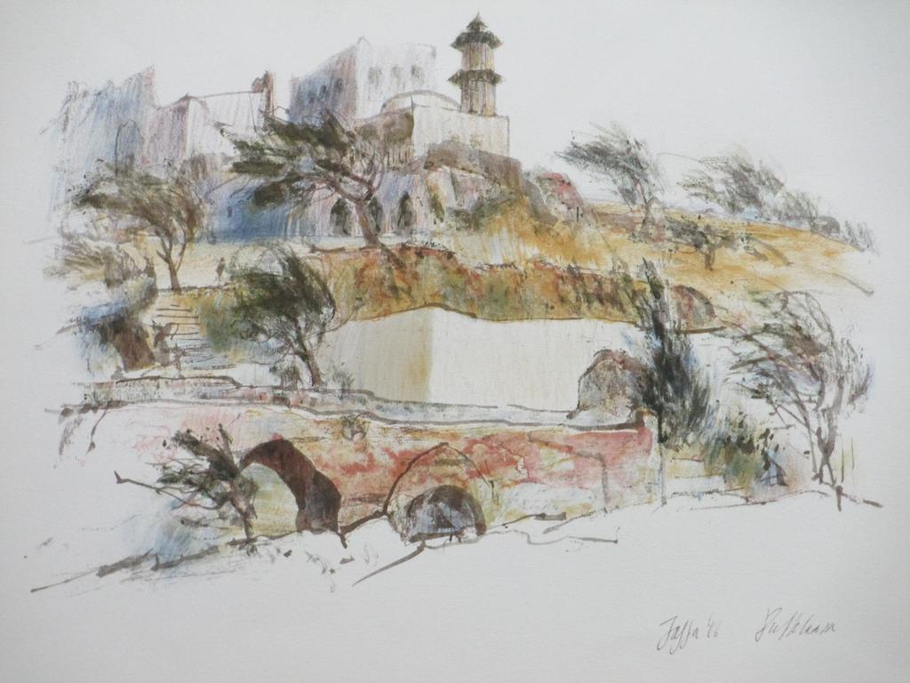 Piet Klaasse, Jaffa, Kleurlitho verkocht voor € 35!