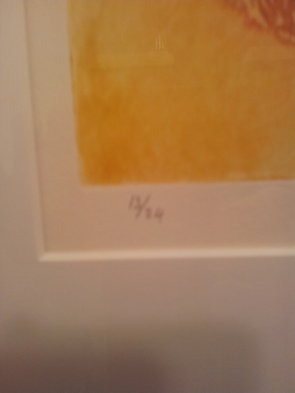 Olivier Beijn, handgesigneerde ets, Burning Love II, druk 13/24, jaar 2006 kopen? Bied vanaf 549!