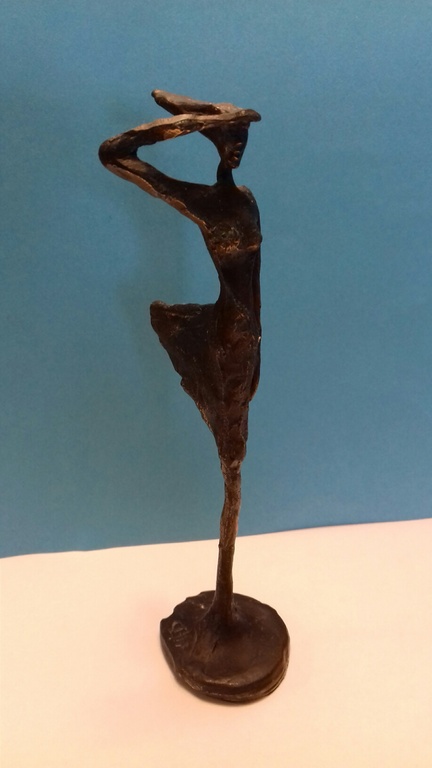 Verbronsd sculptuur - Kijk naar de toekomst - kopen? Bied vanaf 23!