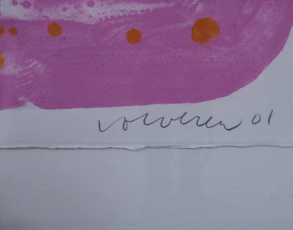 Jelis van Dolderen: Zeefdruk, Hotel ripotot VI - Ingelijst (groot) kopen? Bied vanaf 35!