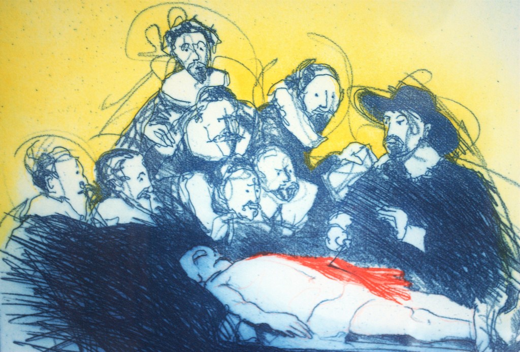 De Anatomische les: ets, vernis mou met aquatint opl. 50 ex. kopen? Bied vanaf 80!