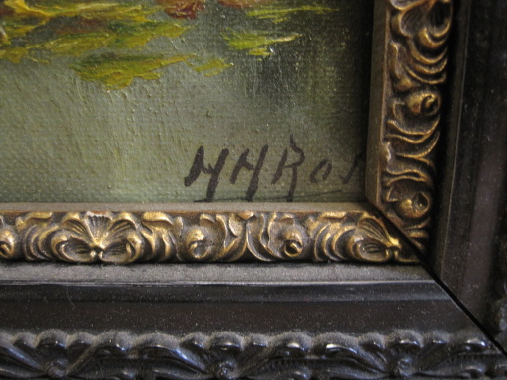 Sfeervol oud olieverf "landschap" Henricus Rul (1906-1992) gesigneerd ca 1940 kopen? Bied vanaf 1!