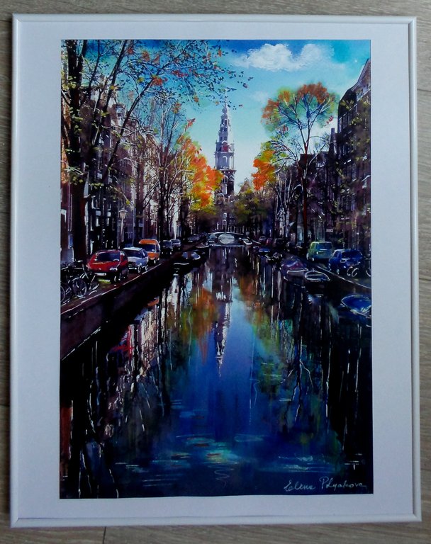 Elena Polyakova:   Amsterdam, Gemengde techniek kopen? Bied vanaf 100!