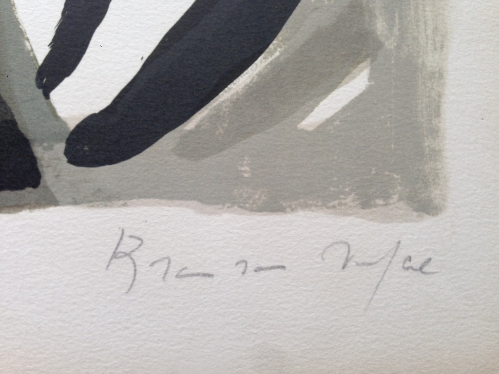 Bram van Velde - zwartwit compositie, litho kopen? Bied vanaf 250!