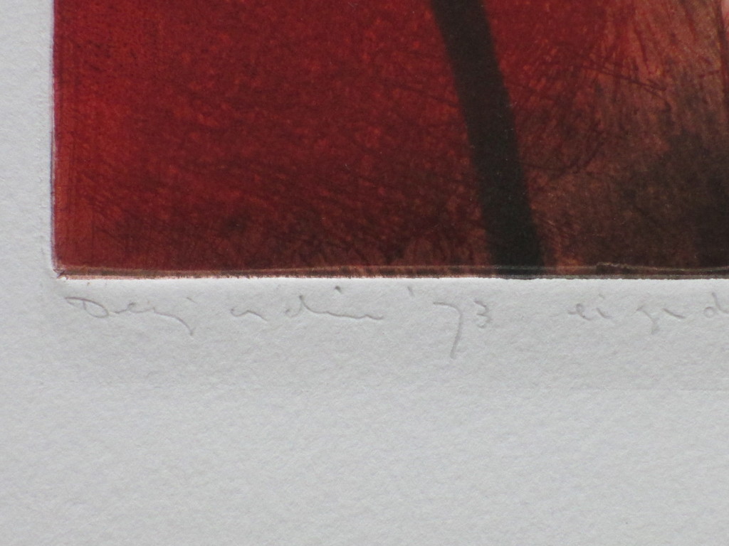 Dave Desjardine, Compositie in rood, Kleurets kopen? Bied vanaf 35!