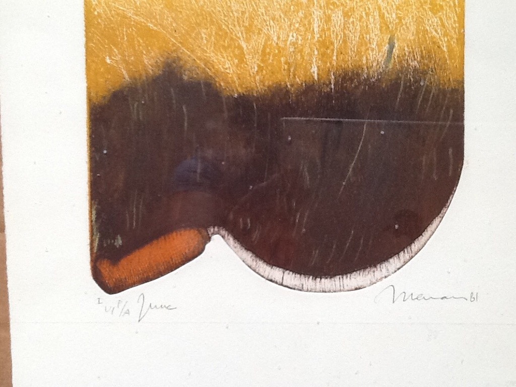 Manuel Menan 2 kleurenlitho's June en December '81 kopen? Bied vanaf 75!