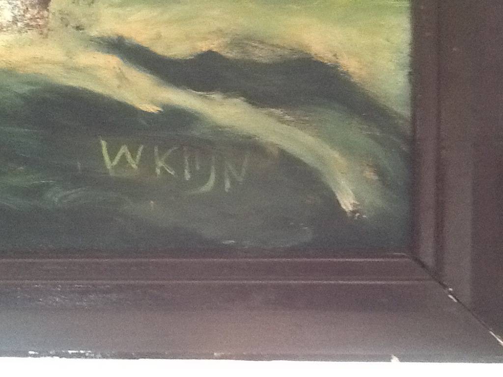 W.Klijn schilderij Storm op zee kopen? Bied vanaf 1!