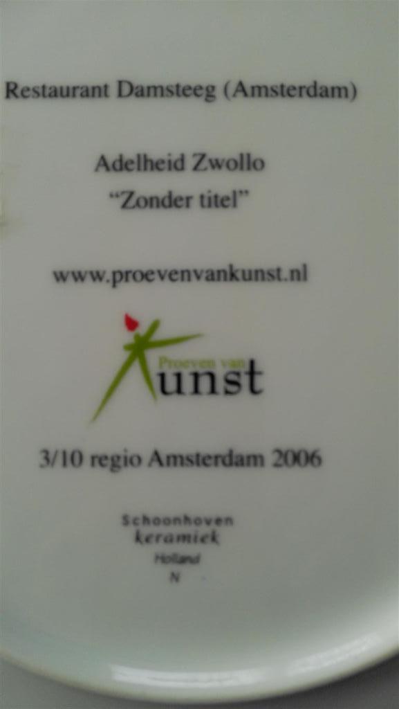 Adelheid Zwollo : zonder titel Proeven van Kunst bord  kopen? Bied vanaf 11!