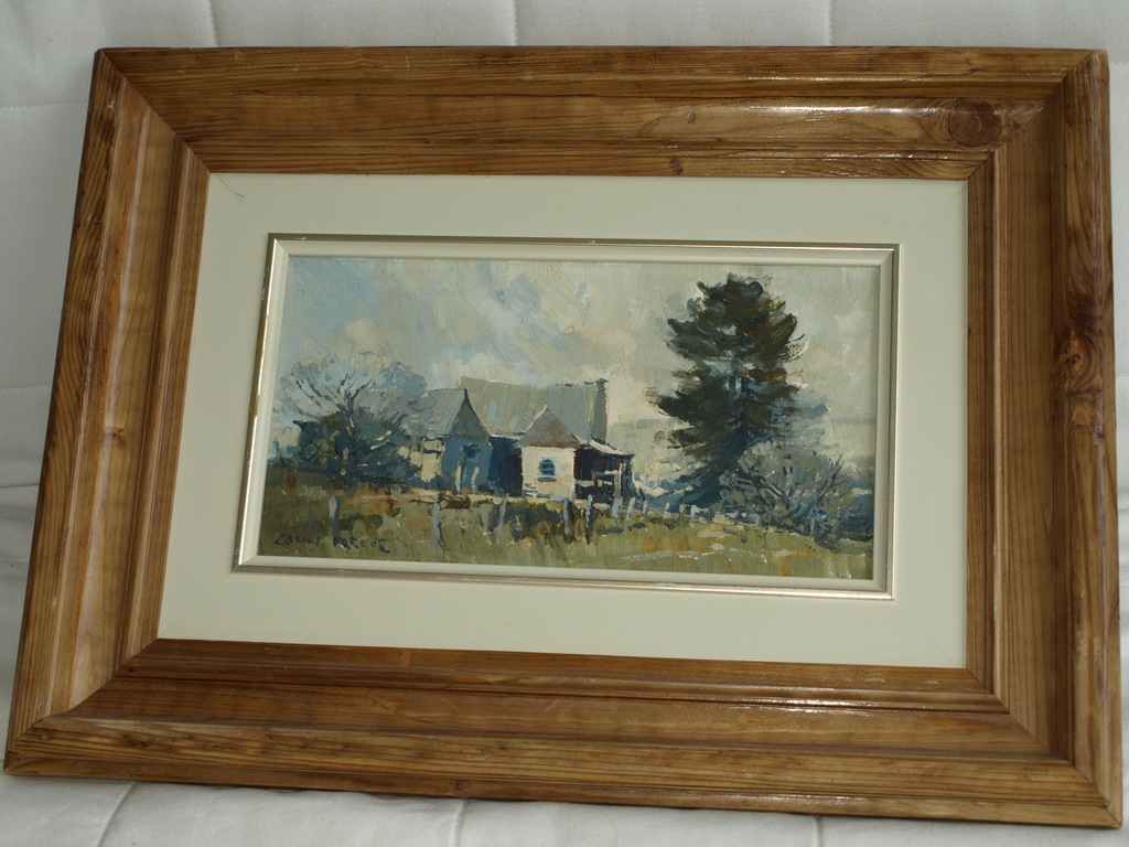 Onduidelijke signatuur : Olieverf – Old Store at Kurrajong – Ingelijst - 1968 kopen? Bied vanaf 75!