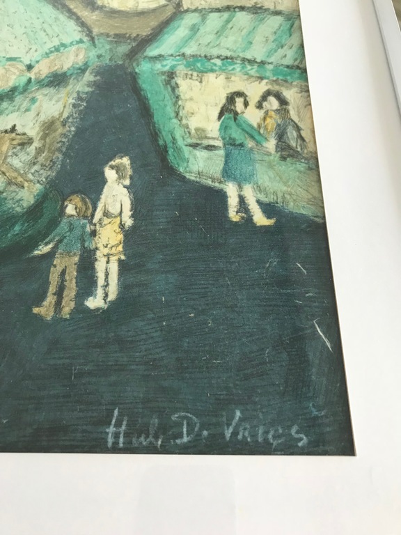 Hubert De Vries - prachtige litho - Getekend en genummerd kopen? Bied vanaf 1!