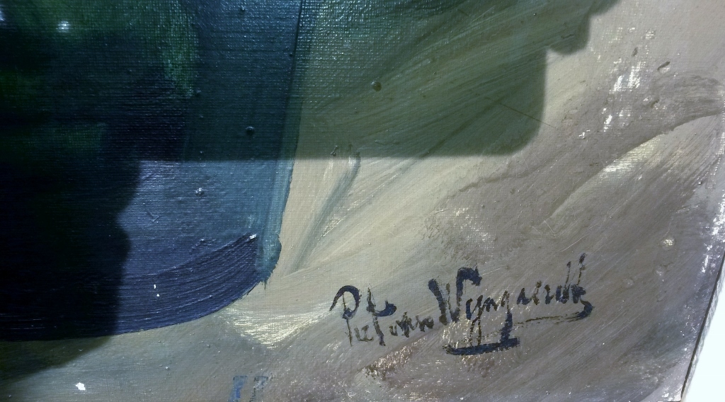 Piet van Wijngaerdt, Magnolia's in groen glas kopen? Bied vanaf 500!