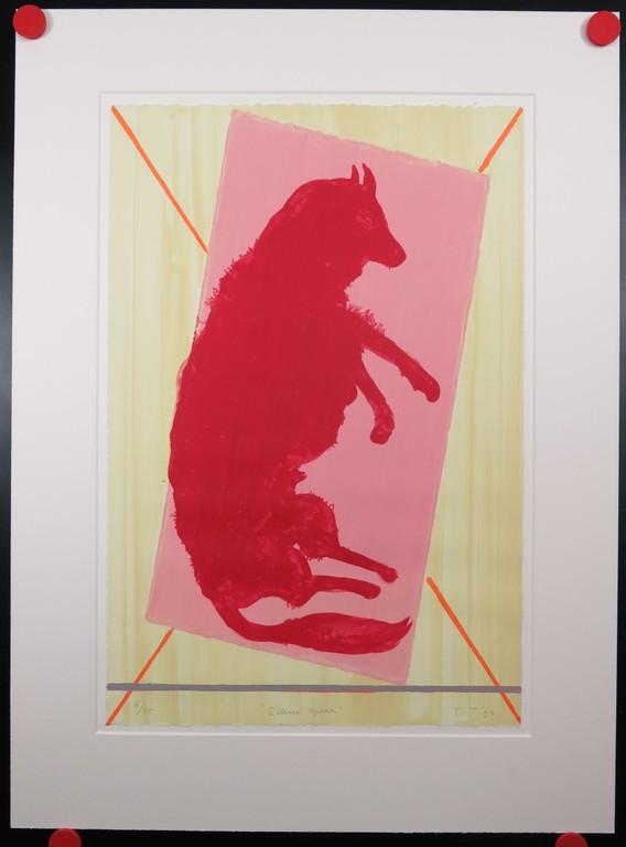 Toon Teeken: Litho, Silence Speak (rood) kopen? Bied vanaf 50!