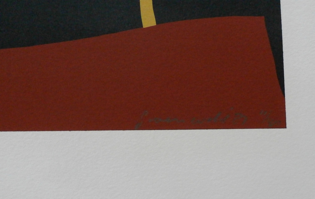 Doris Groeneveld - Zeefdruk: abstract - 1987 kopen? Bied vanaf 50!
