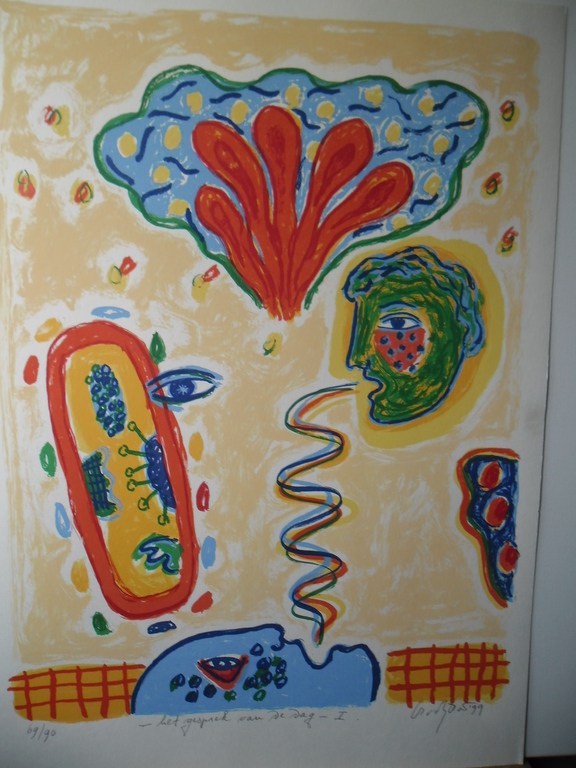 Keimpe Kootstra, Zeefdruk, Gesprek van de Dag 1 kopen? Bied vanaf 35!