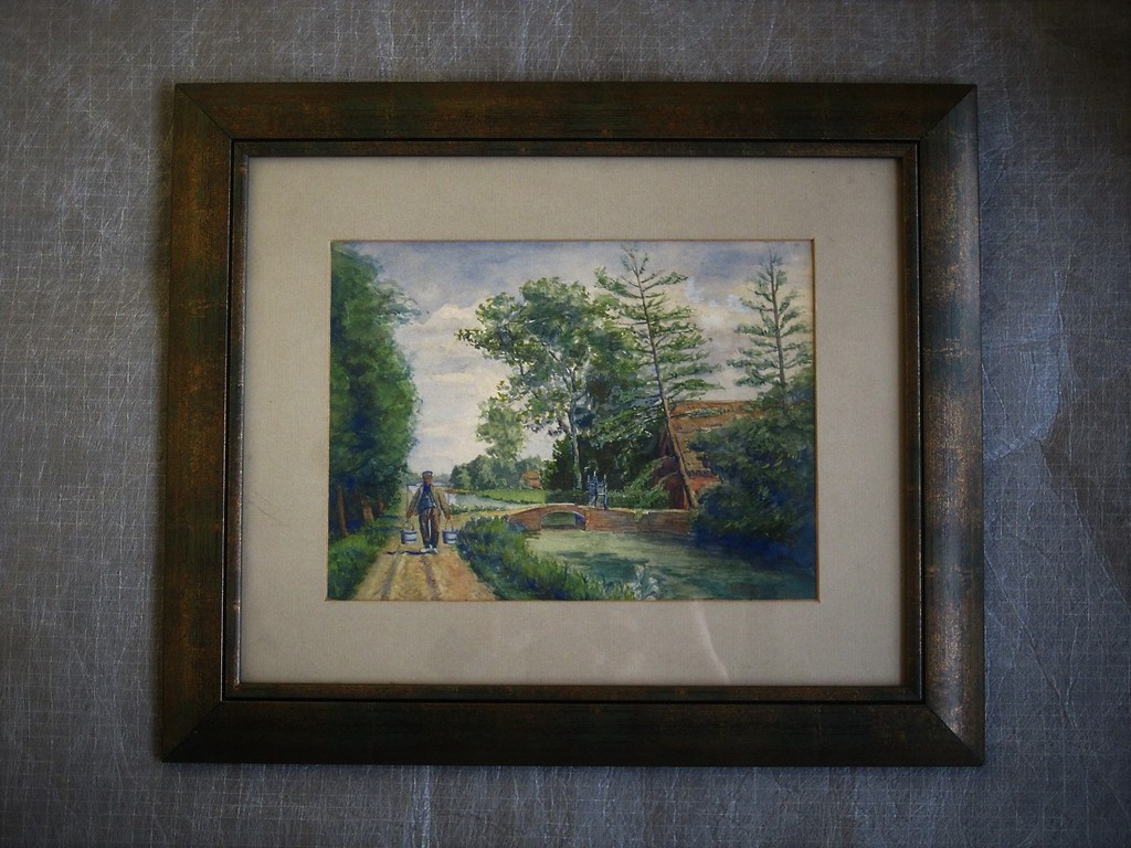 Haagse school ! Hendrikus M. Horrix (1845-1923) - "Boer op pad" gesigneerd kopen? Bied vanaf 1!