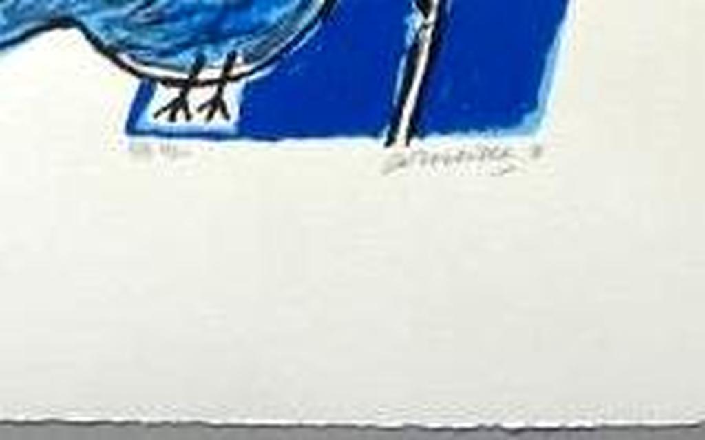 Corneille: vogels in blauw met zonnebloem kopen? Bied vanaf 1!