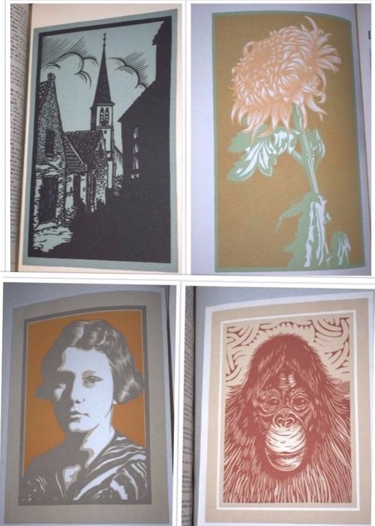 FRANS BOSEN - 4 LINOSNEDES verkocht voor € 35!
