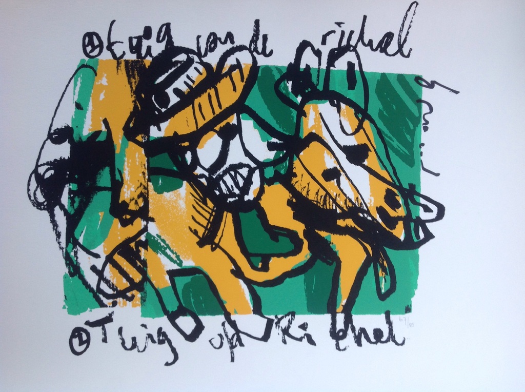 Tuig van de Richel, gesigneerde zeefdruk oplage 85 kopen? Bied vanaf 1!