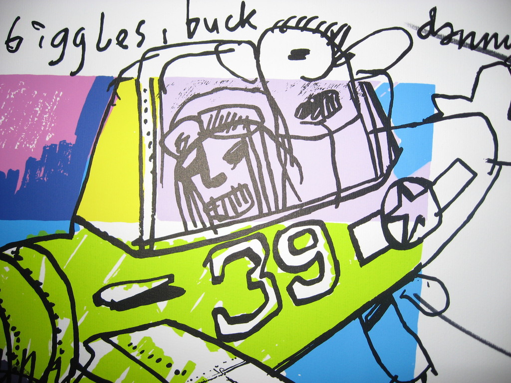 Herman Brood: Kleurenzeefdruk, Biggles kopen? Bied vanaf 99!