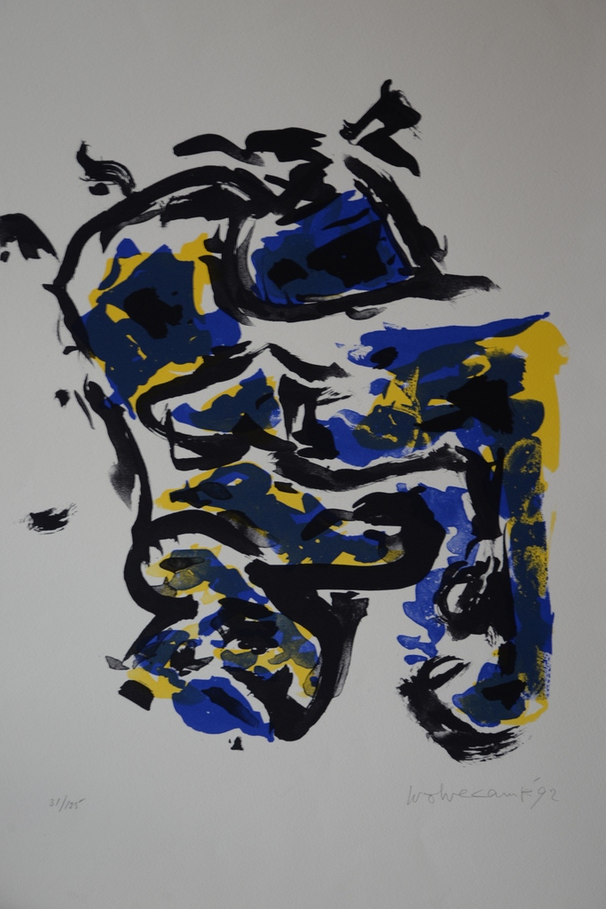 Theo Wolvekamp - originele Kleurenzeefdruk - 1992 -  Gesigneerd  -  Nr.31/125 verkocht voor € 165!