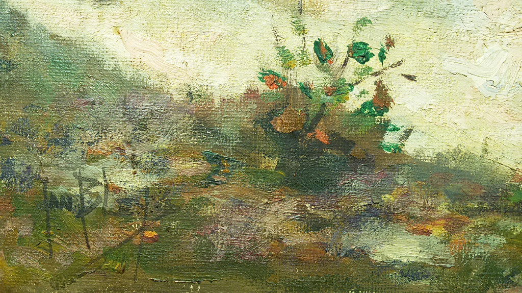 Jan Bleys - Duinlandschap, olieverf op doek (mooi ingelijst) kopen? Bied vanaf 50!