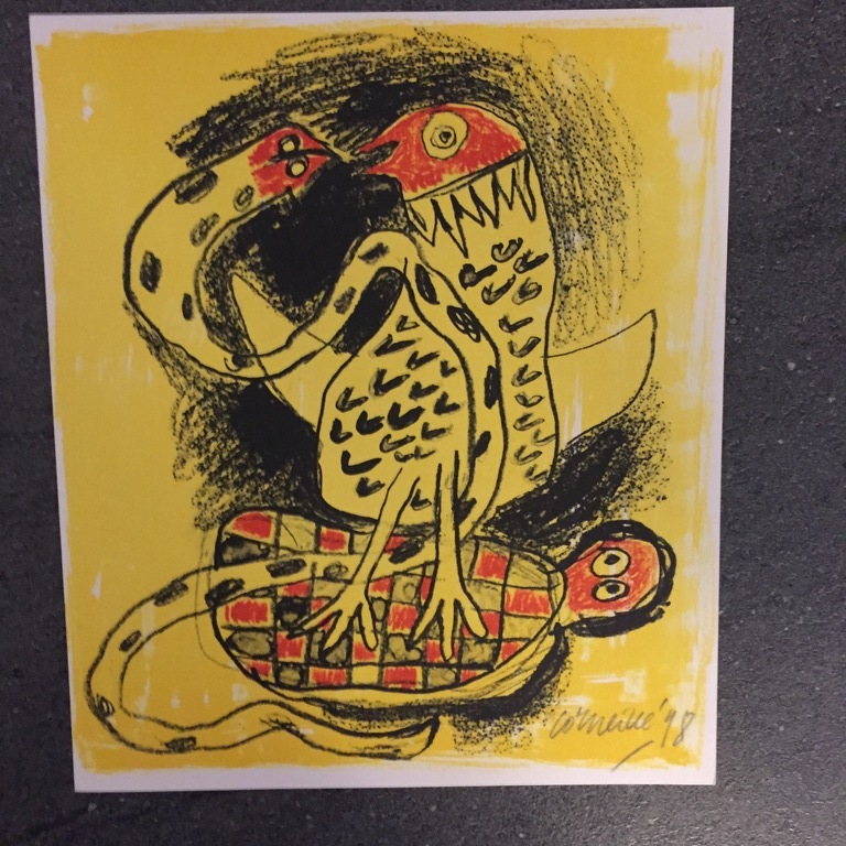 Corneille ( CoBrA ) originele zeefdruk/litho kopen? Bied vanaf 30!