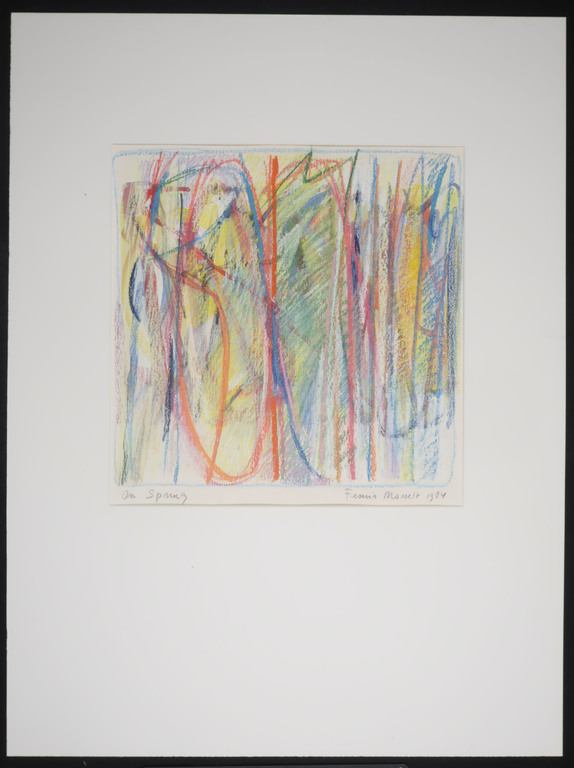 Femia Morselt: Krijttekening, On spring kopen? Bied vanaf 1!