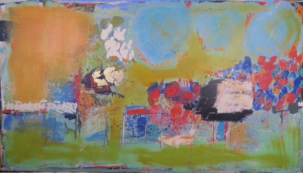 Arty Grimm: Olieverf op doek, Z.T. - Ingelijst (Zeer Groot!) kopen? Bied vanaf 1!