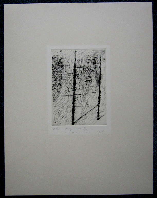 Kees Spermon, ets uit 1978 verkocht voor € 60!