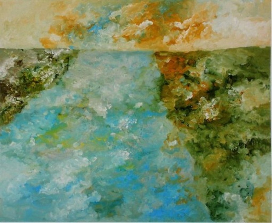 Armando, -Der FLUSS- Giclée, handgesigneerd/genummerd, 2016, Slechts 30 exempl. verkocht voor € 175!