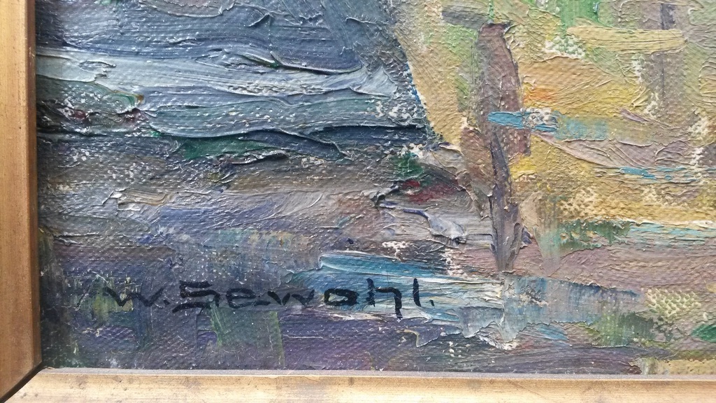 Waldemar Sewohl (1887-1967) - oil on canvas - signed kopen? Bied vanaf 275!
